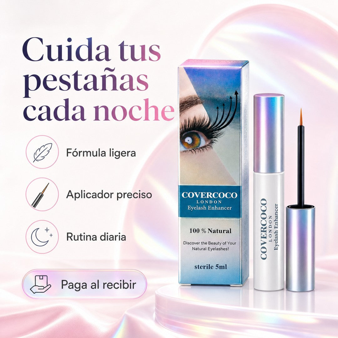 Sérum para pestañas COVERCOCO para una rutina diaria de cuidado