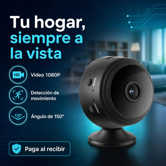 Mini cámara de seguridad NexaCam para monitorear espacios del hogar